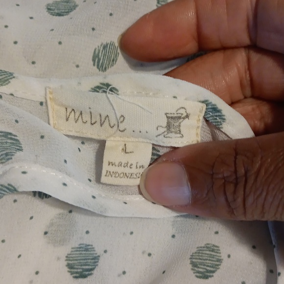 Women's Mine brand sheer racerback top - Picture 4 of 7